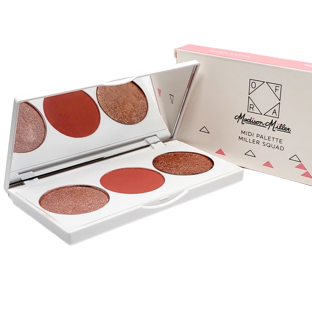 Madison Miller Midi Palette Miller Squad 2 Highlighters and 1 Blush BNIB